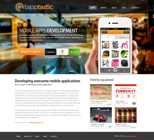 Web Design par OM pour Tapptastic LLC | Design : #1000756