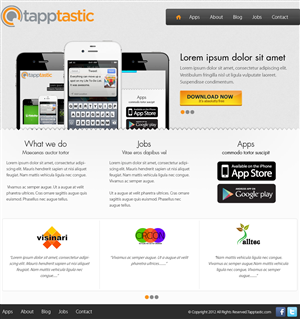 Web Design by ESolz Technologies for Tapptastic LLC | Design #998323
