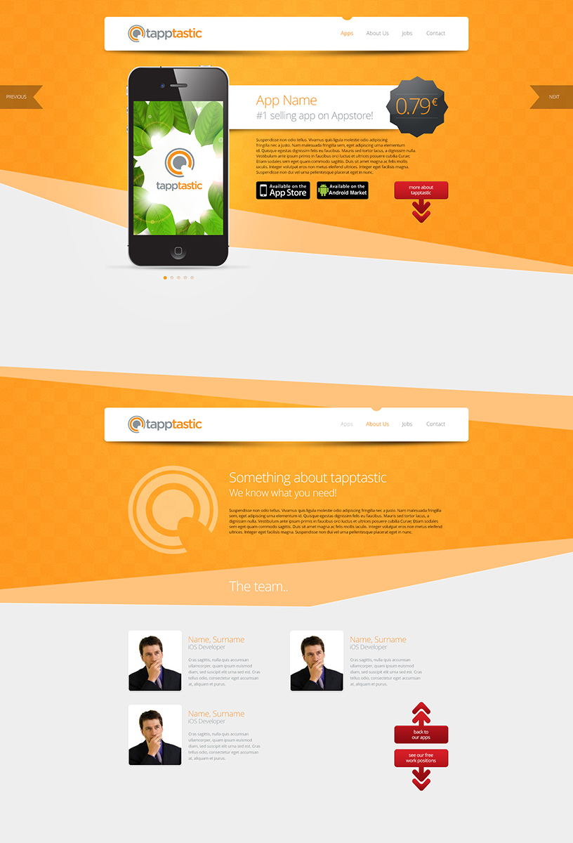 Web Design by Fuxxo Works for Tapptastic LLC | Design #1000587