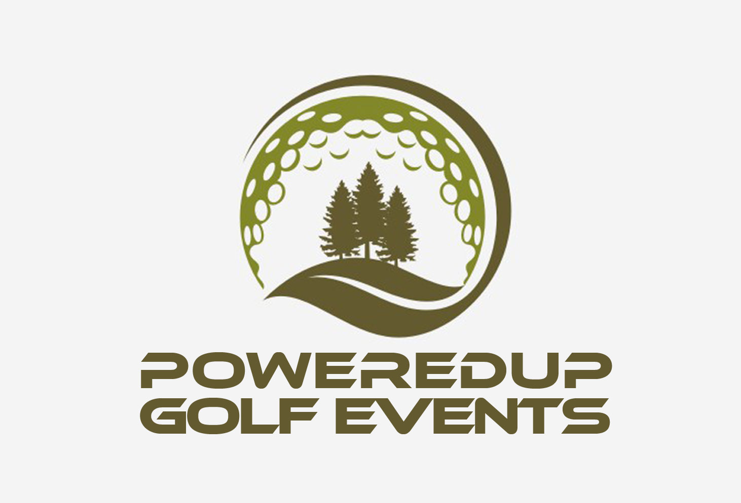 Logo Design by imranarain for PoweredUp Golf Events | Design #3788678