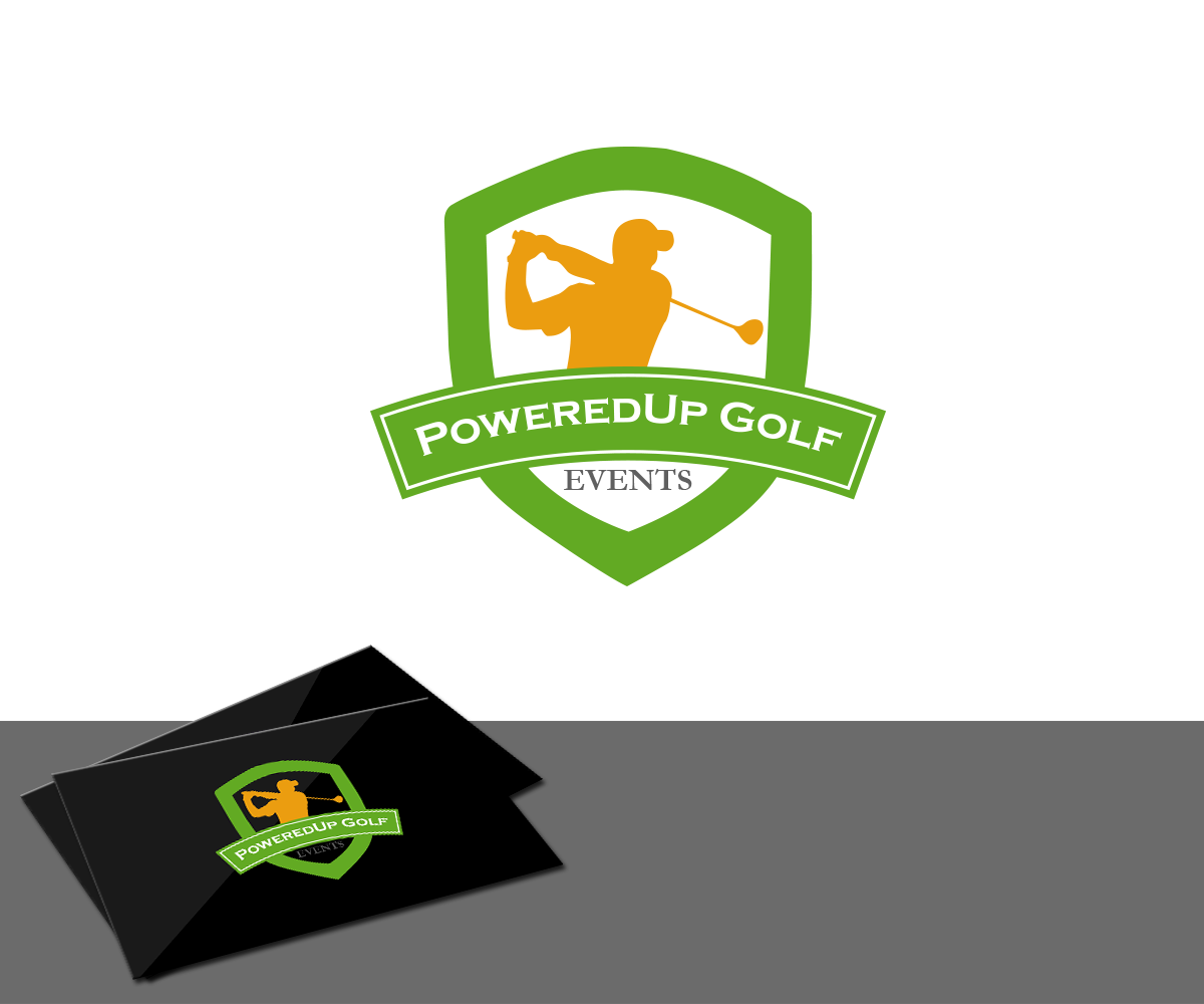 Logo-Design von HeroG®APHIX für PoweredUp Golf Events | Design #3806725