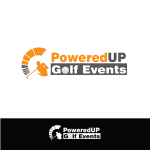 Logo Design by Maden for PoweredUp Golf Events | Design: #3792422