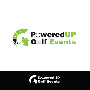 Logo Design by Maden for PoweredUp Golf Events | Design: #3792755