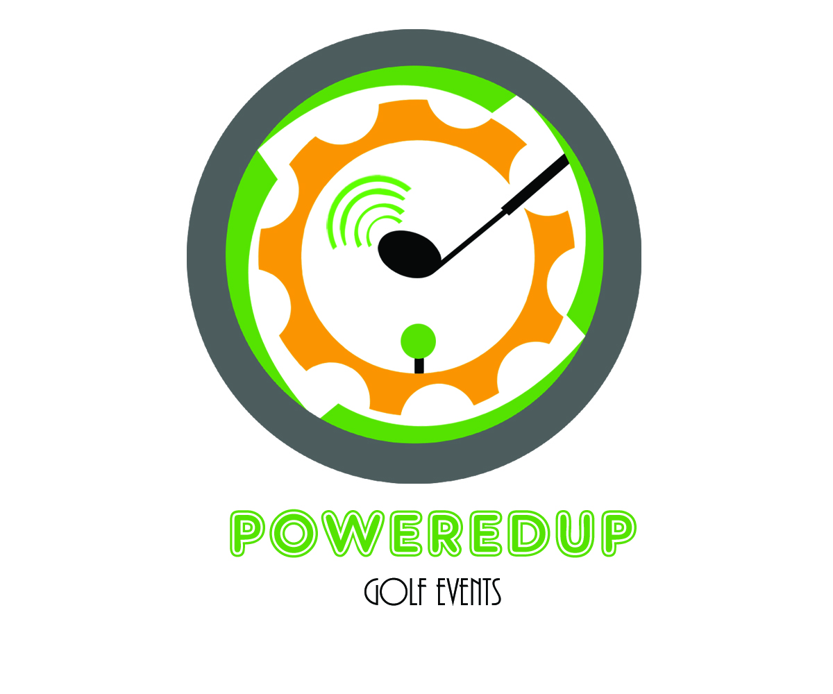 Logo Design by suchi.agarwal Ambience Design Studio for PoweredUp Golf Events | Design #3790437