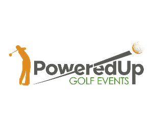 Logo Design by wache for PoweredUp Golf Events | Design #3791368
