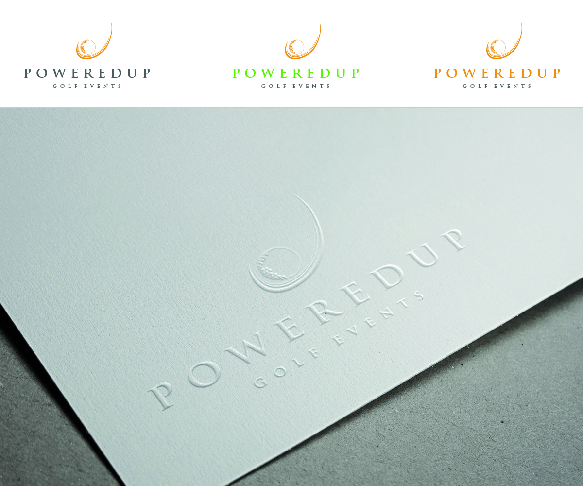 Logo Design by ChicD for PoweredUp Golf Events | Design #3811160