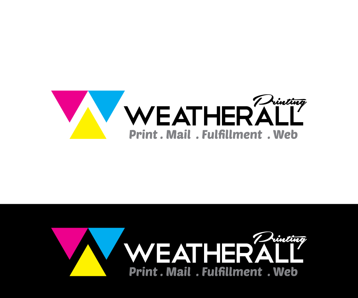 Logo Design by lokiasan for Weatherall Printing | Design #3888376
