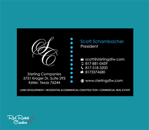 Business Card Design by red rocket creative