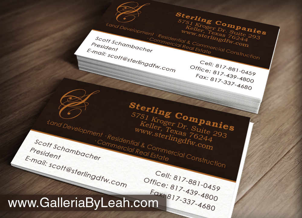 Business Card Design by galleria.by.leah for this project | Design #3787926