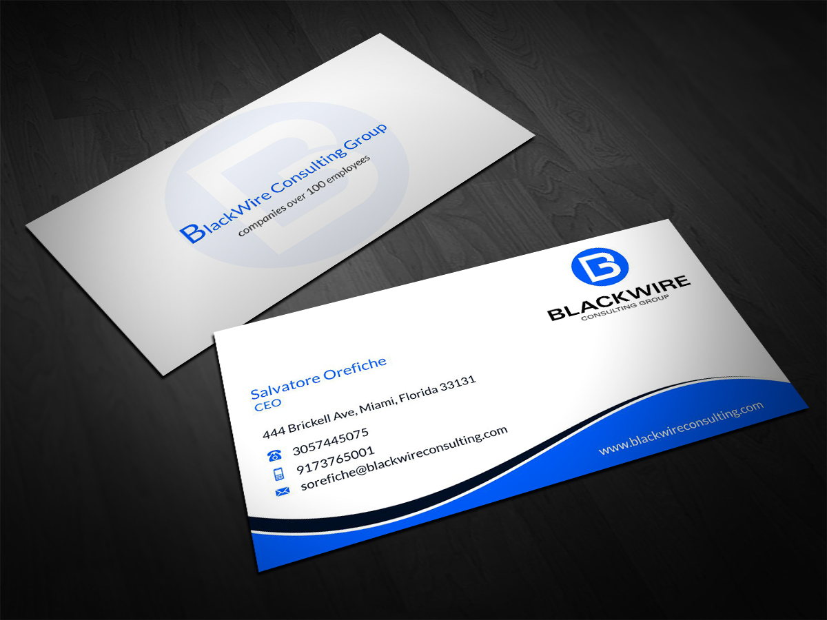 Business Card Design by Sal G for this project | Design #3781796