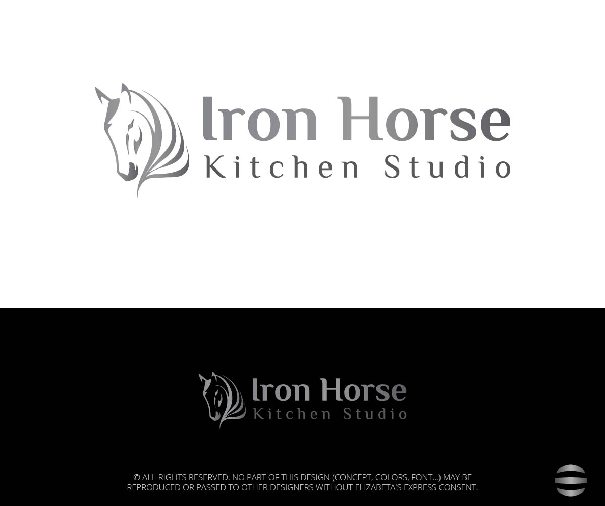 Logo Design by Elizabeta for Iron Horse Kitchens | Design #3824398