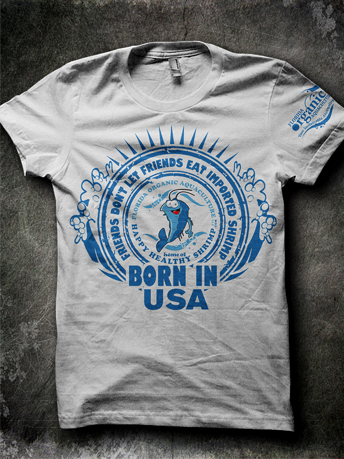T-shirt Design by Jonya for Florida Organic Aquaculture | Design #3879887