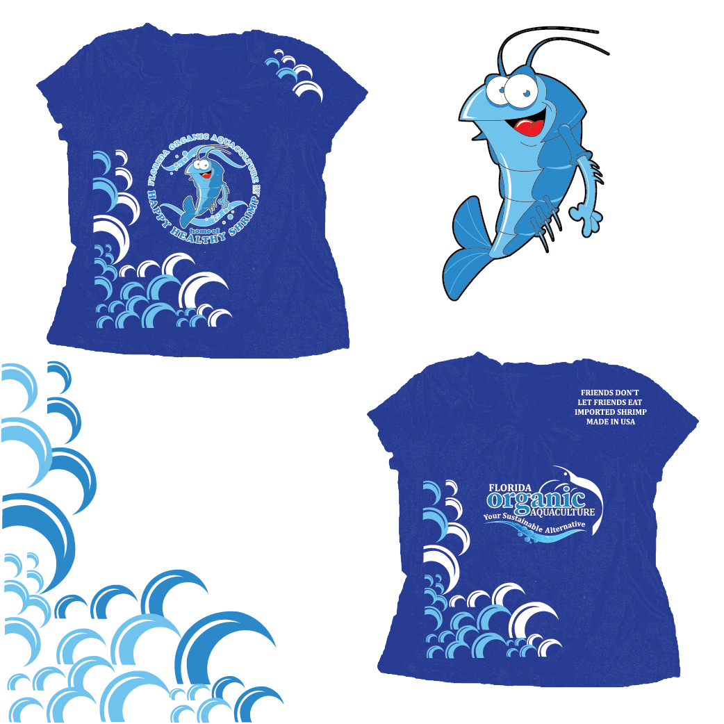 T-shirt Design by TrueDesign for Florida Organic Aquaculture | Design #3856222