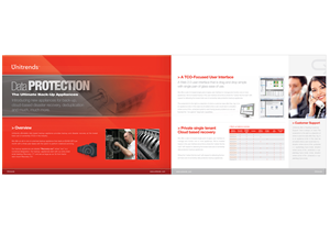 Unitrends Corporate Brochure (First of Several Projects That Will Be Based on This) | Brochure Design by C23design Company