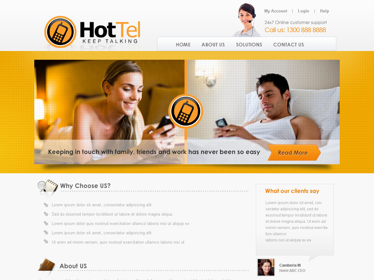 Web Design by webistyle for 80 dB Communications | Design #1022537