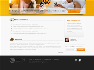 Web Design by webistyle for 80 dB Communications | Design: #1022553
