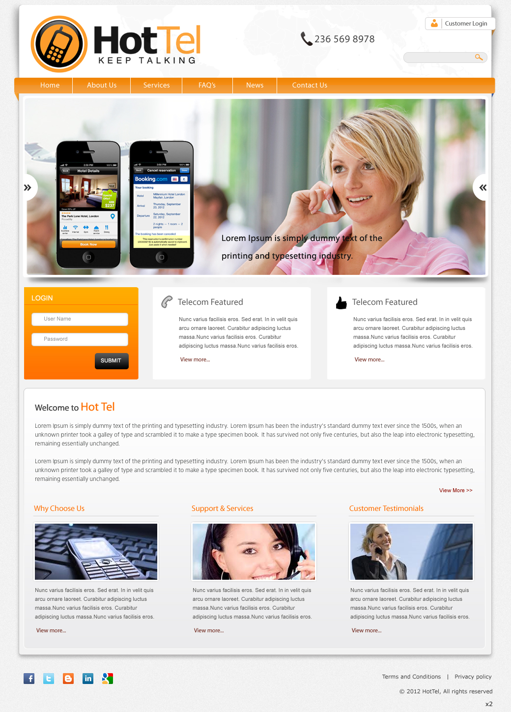 Web Design by pb for 80 dB Communications | Design #1012298