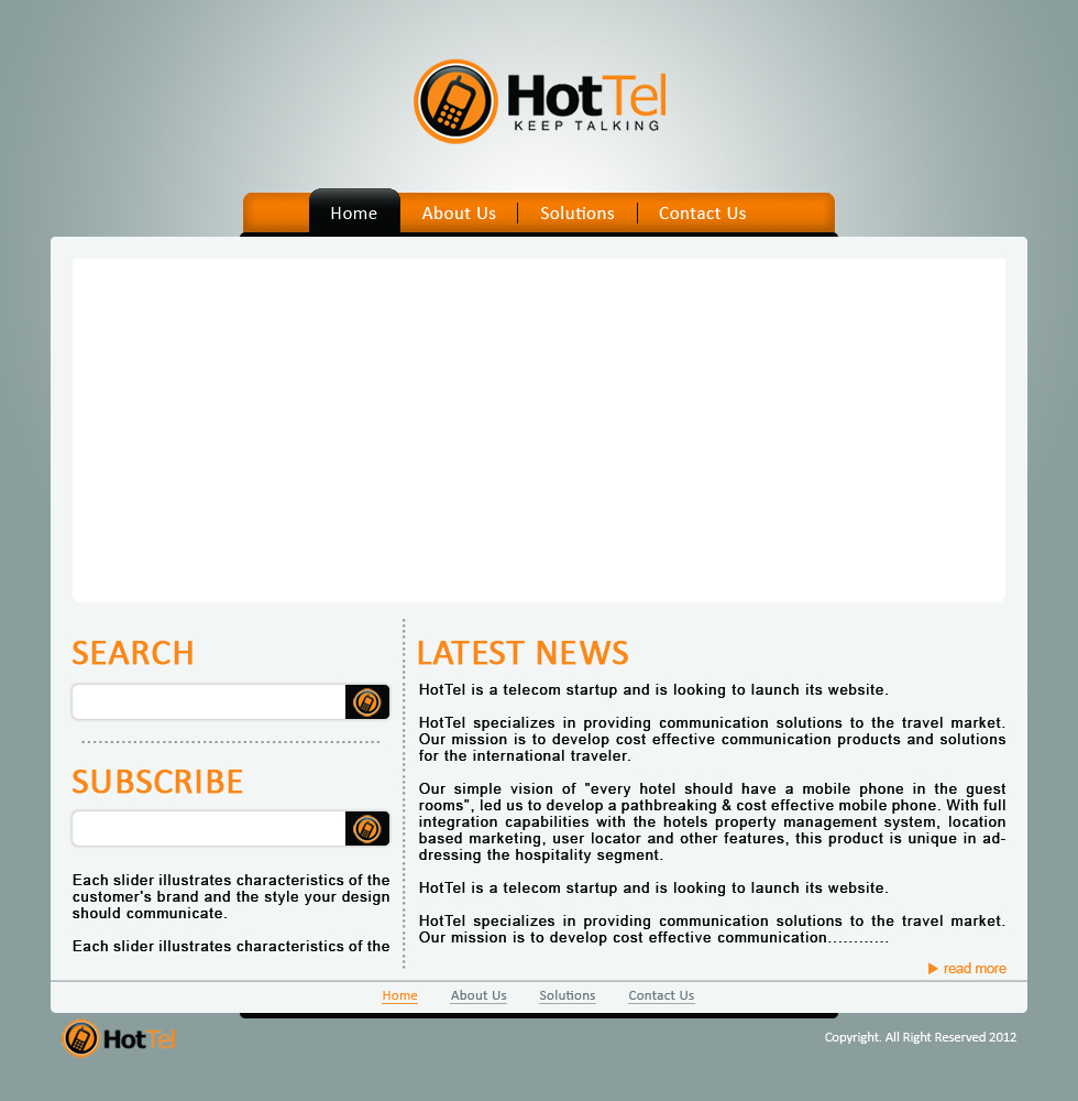 Web Design by sunny for 80 dB Communications | Design #1000017