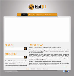 Web Design by sunny for 80 dB Communications | Design #1013445