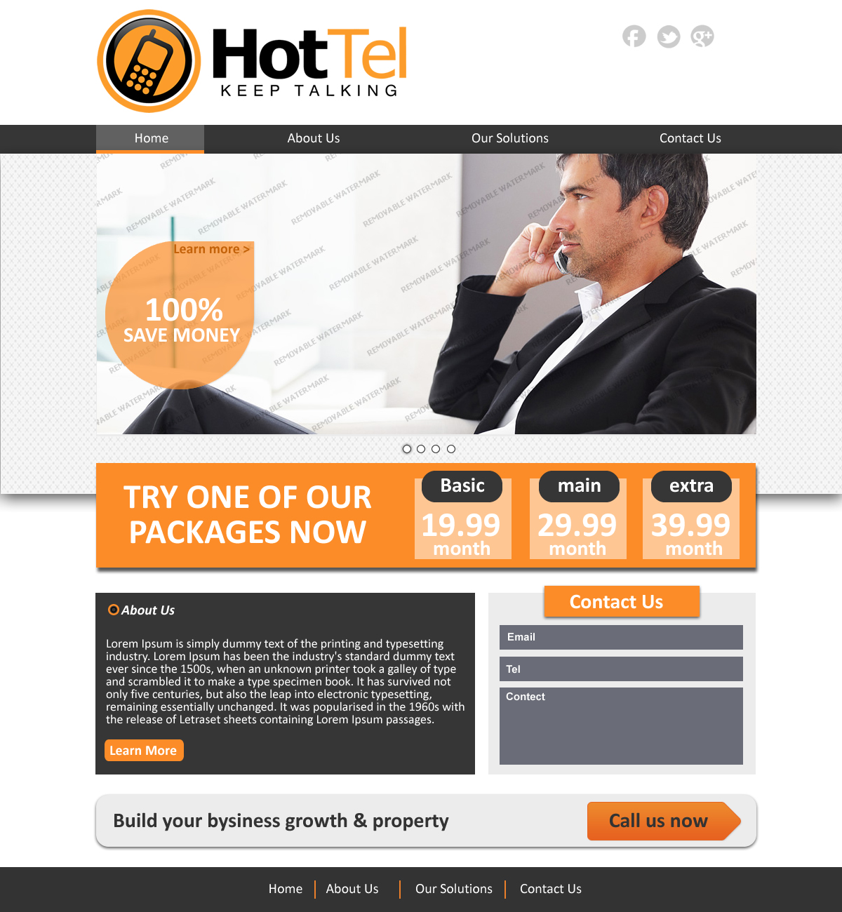 Web-Design von VangelTzo für 80 dB Communications | Design #1000793