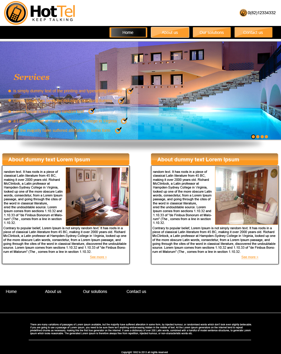 Web Design by Ahsan for 80 dB Communications | Design #1045587
