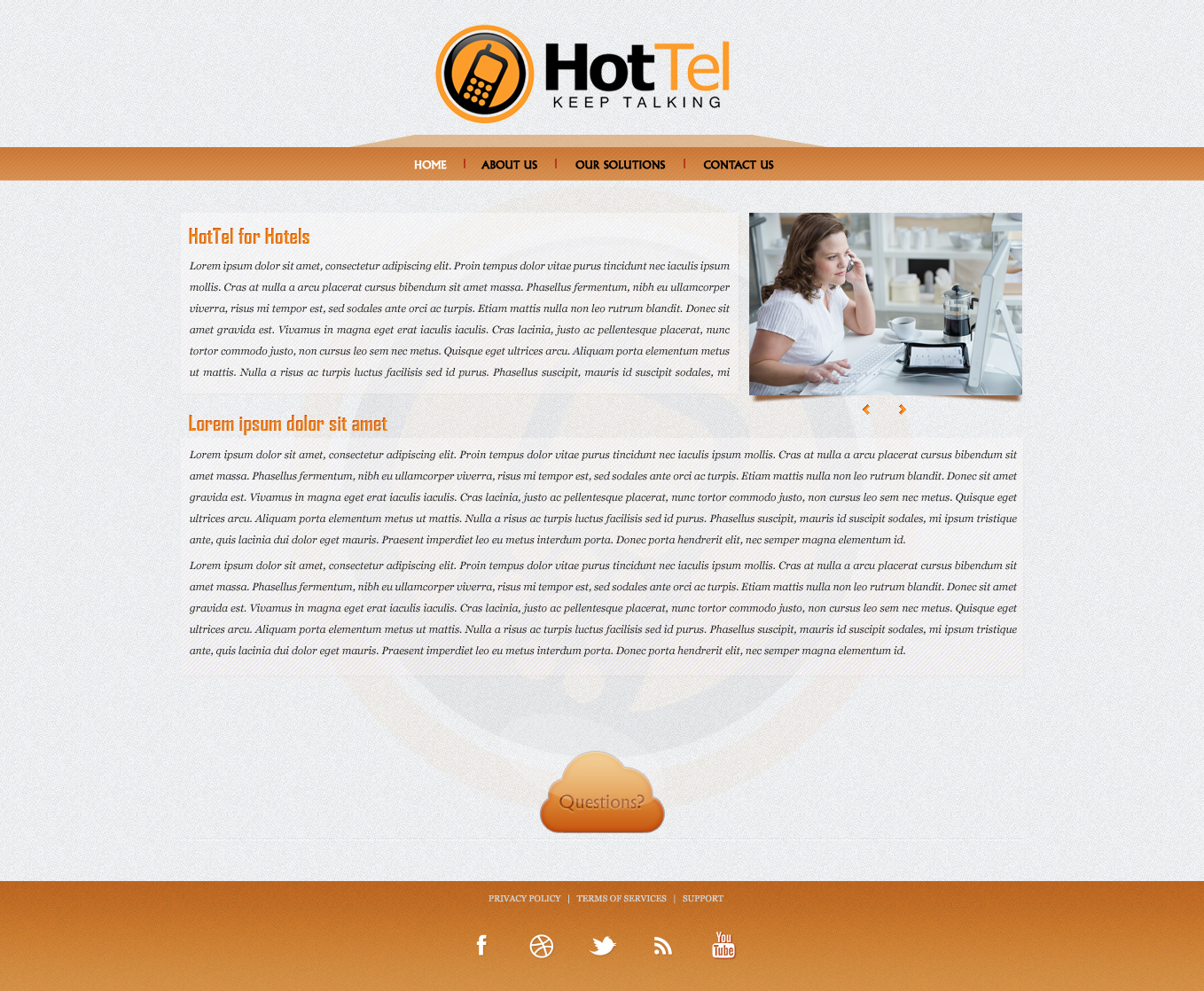 Web Design by studio-sfp.com for 80 dB Communications | Design #1023537