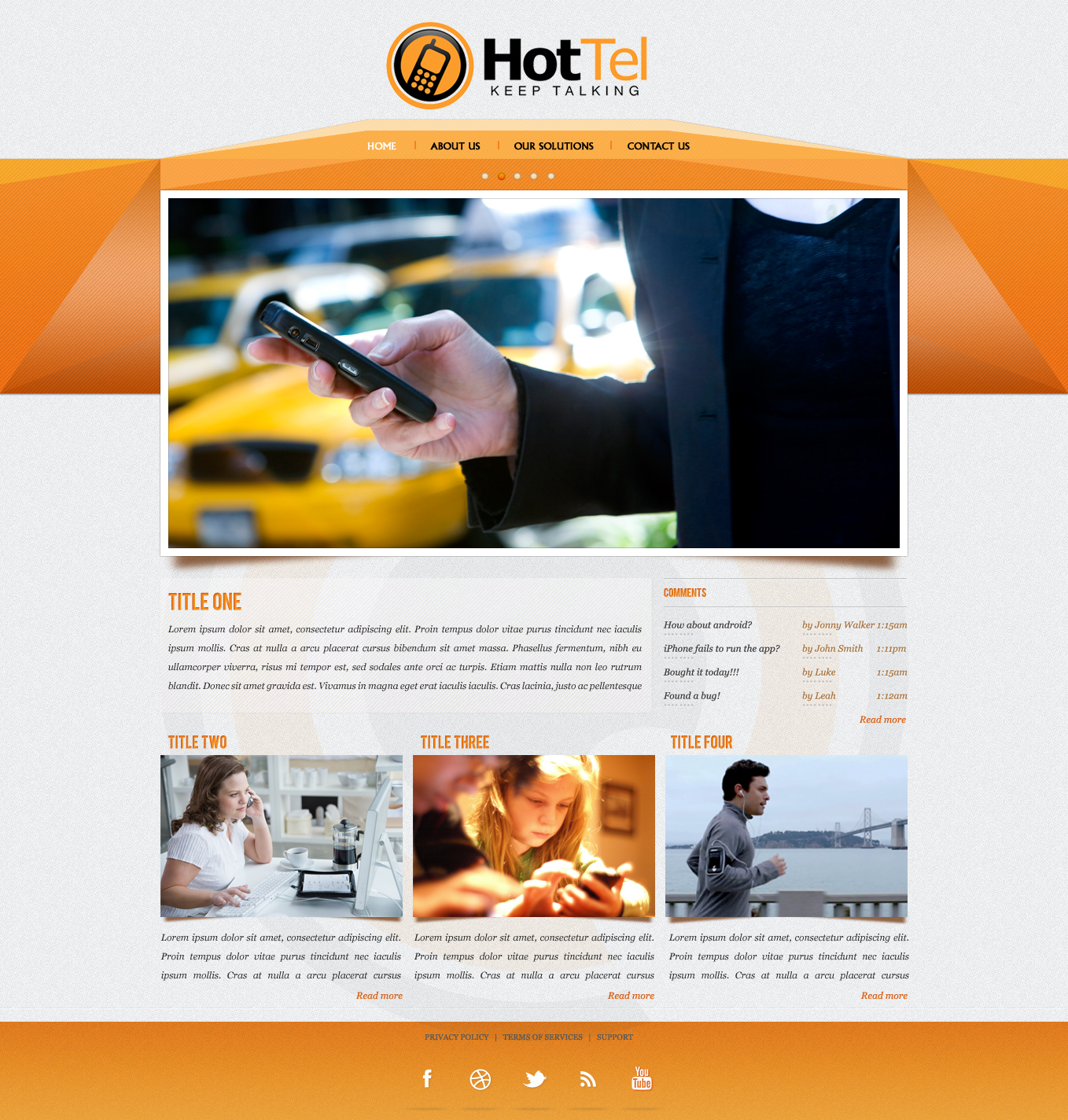 Web Design by studio-sfp.com for 80 dB Communications | Design #999201