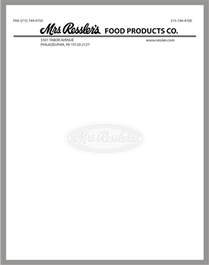 Letterhead Design by letsgoguru for Mrs. Ressler's Food Products | Design: #3784352