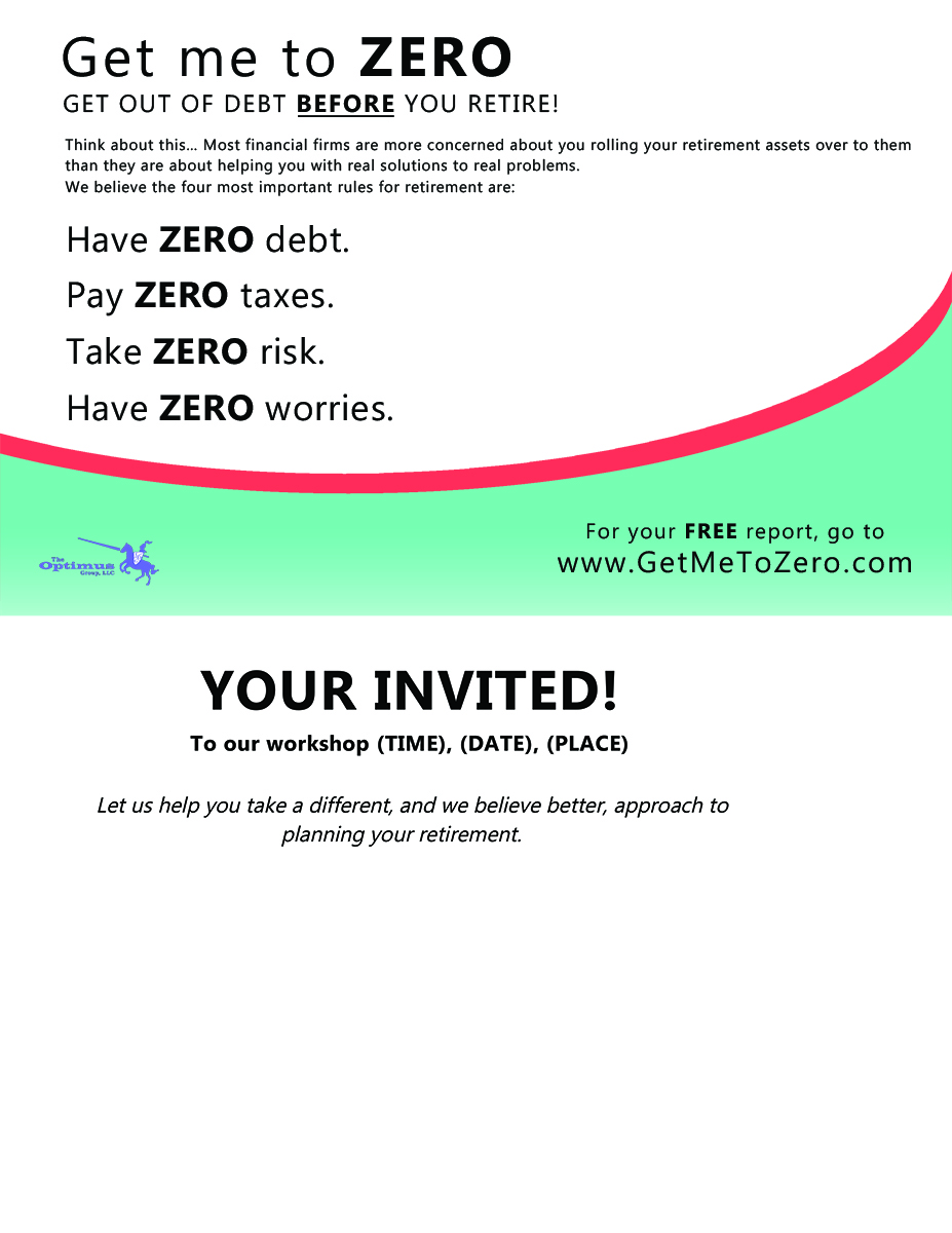 Postcard Design by Casey Rosa Graphics for The Optimus Group | Design #3782655
