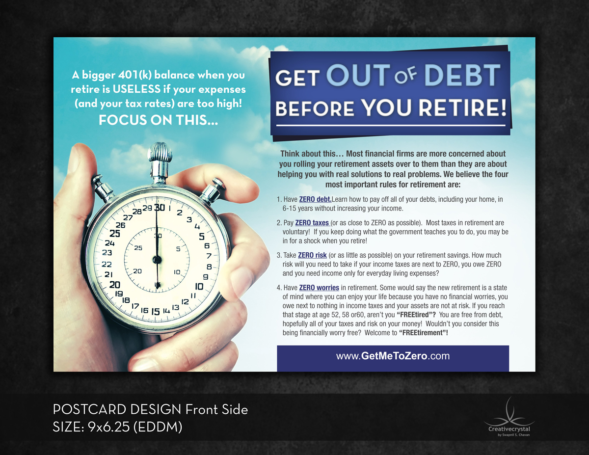 Postcard Design by Creativecrystal for The Optimus Group | Design #3897964