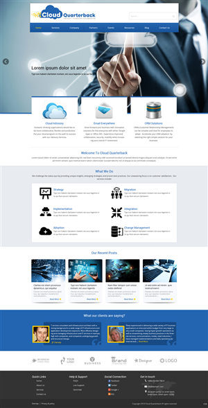 Web Design by pb for Remedy One | Design: #3787815
