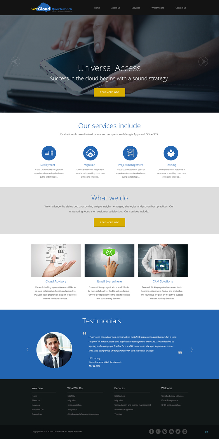 Web Design by pb for Remedy One | Design #3796157