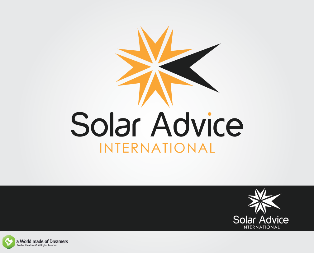 Logo-Design von Bolshoi Creations für Solar Advice International | Design #3847903