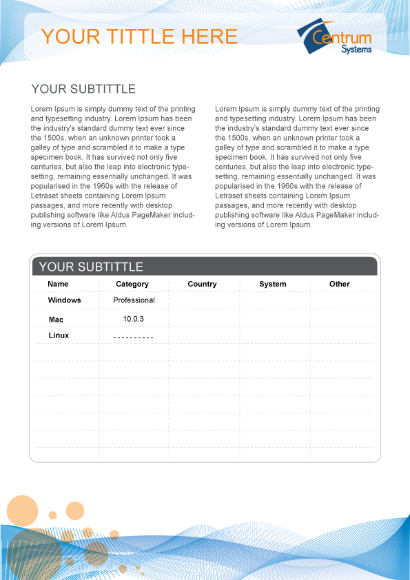 Stationery Design by MDS - bonusplusdesign.com for Centrum | Design #125426
