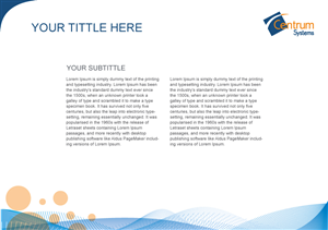Stationery Design by MDS - bonusplusdesign.com for Centrum | Design: #125429