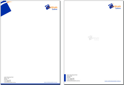 Stationery Design by saskiinn for Centrum | Design #121441