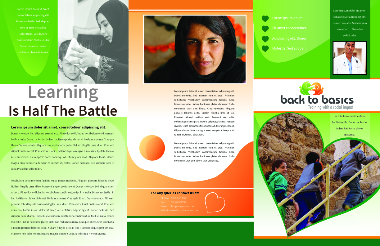 Brochure Design by Dres Garcia for Back to Basics | Design #998659