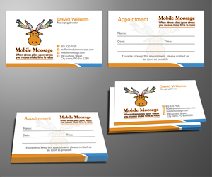 Business Card Design by kousik for Mobile Moosage | Design: #3788657