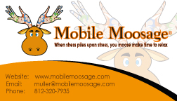 Business Card Design by ivanropal for Mobile Moosage | Design #3787789
