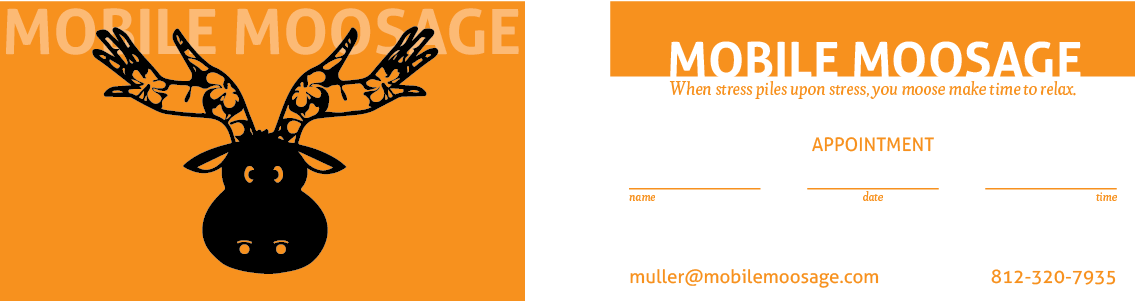 Business Card Design by ckfreem for Mobile Moosage | Design #3788529