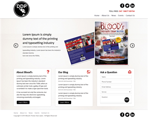 Diseño Web por Brajpal Freelance Website Designer para DDP | Diseño: #3795050