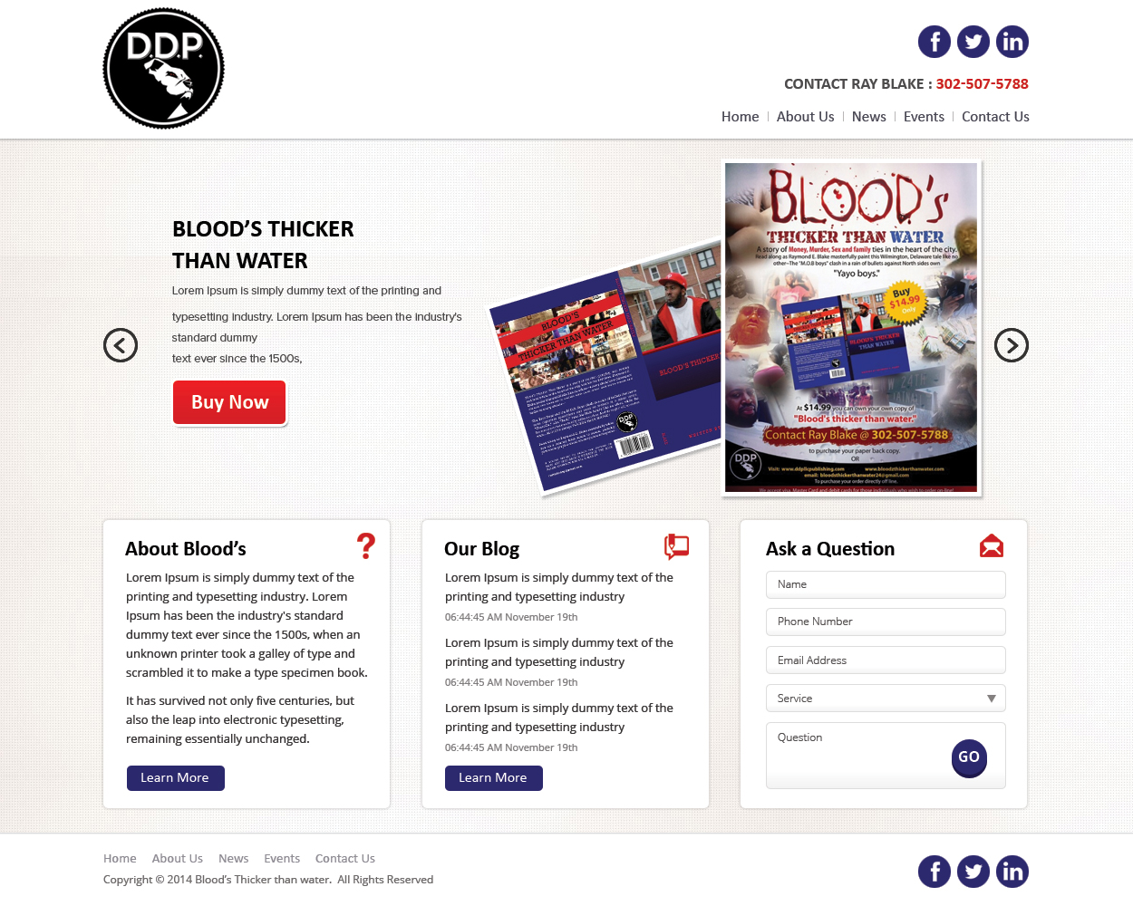 Diseño Web por Brajpal Freelance Website Designer para DDP | Diseño #3795079