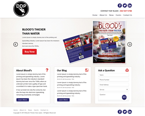 Diseño Web por Brajpal Freelance Website Designer para DDP | Diseño: #3795079