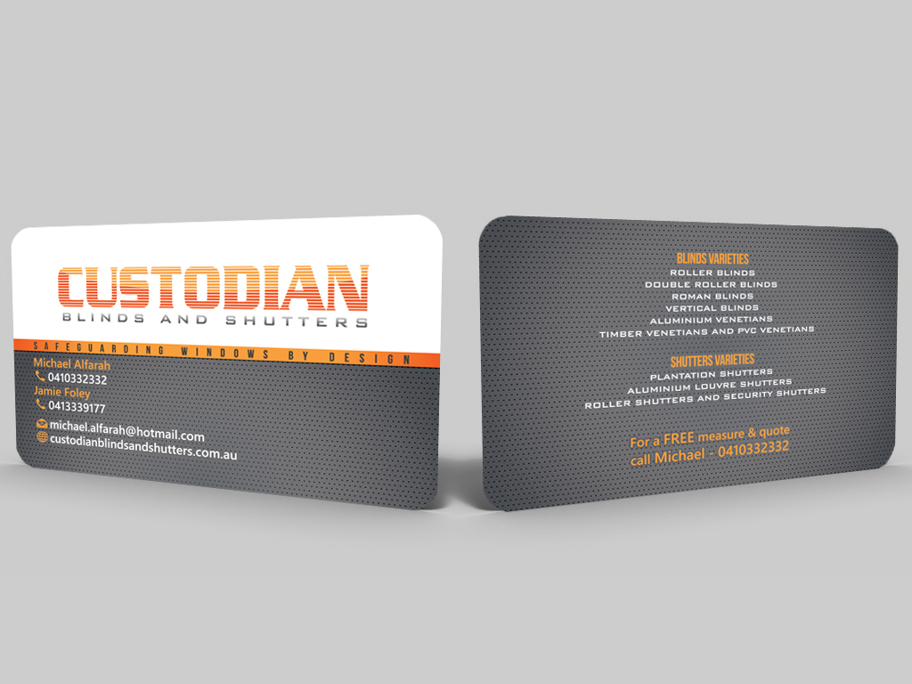 Business Card Design by Hardcore Design for Zara889 Pty Ltd | Design #3808782