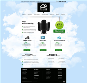 Cloud24.com.au Website and company image design | Web-Design von TechWise