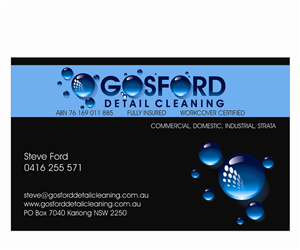 Logo Design by maxnik for Gosford Detail Cleaning | Design: #3799129