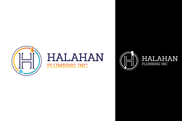 Logo Design by D4Designer for HALAHAN PLUMBING INC | Design #3790588