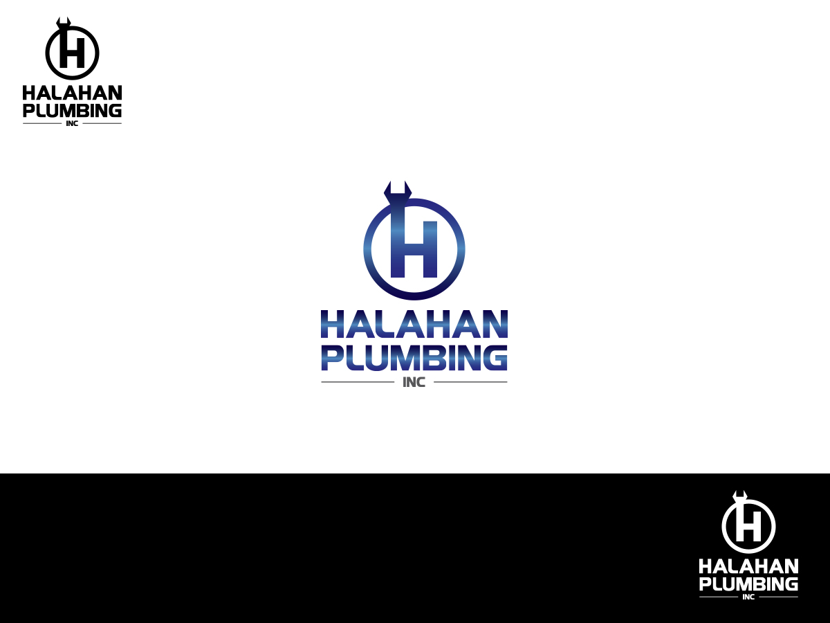 Logo Design by Thelonious Coltrane for HALAHAN PLUMBING INC | Design #3846966
