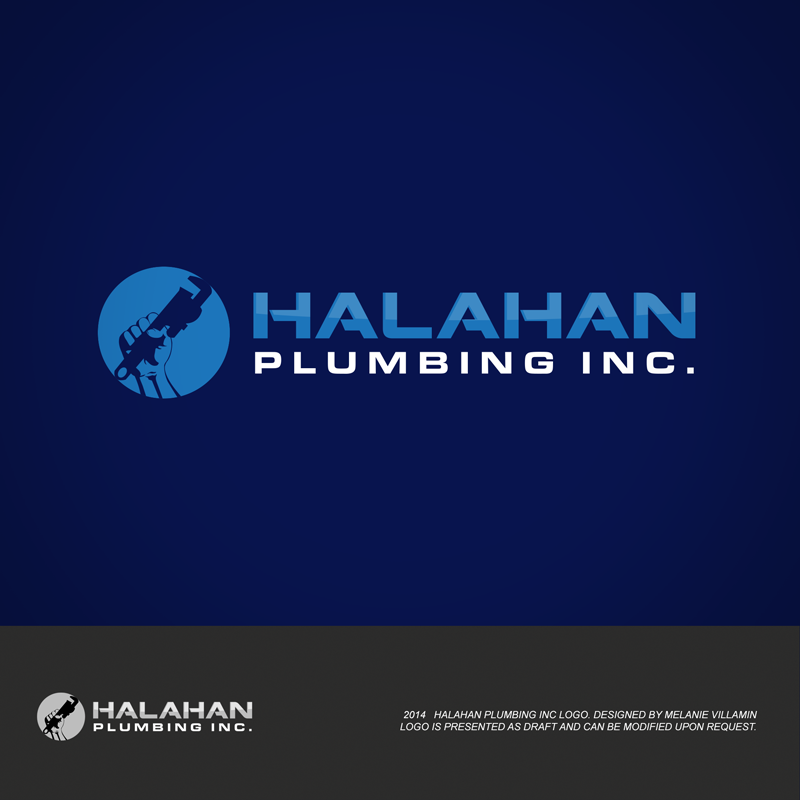 Logo Design by mvillamin for HALAHAN PLUMBING INC | Design #3811780