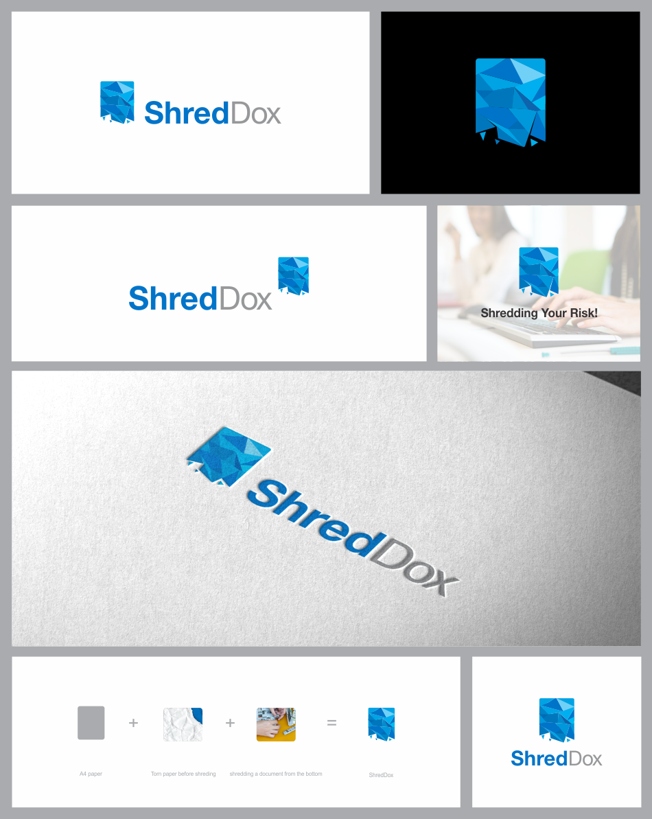 Logo Design by Naavyd for Shred Dox | Design #3804482